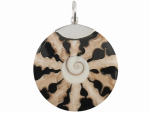 wisiorek muszla SREBRO 0,925