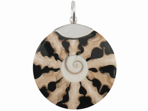 wisiorek muszla SREBRO 0,925