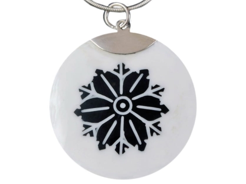 wisiorek muszla SREBRO 0,925