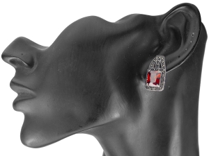 VERSIL kolczyki cyrkonia i markazyty SREBRO 0,925