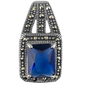 VERSIL wisior cyrkonia markazyty SREBRO 0,925