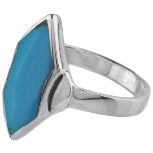 VERSIL pierścionek obrączka turkus SREBRO 0,925