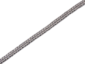 VERSIL naszyjnik kolia 'linka' sznur 50cm. Srebro 0,925