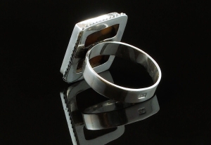 VERSIL pierścionek masa perłowa SREBRO 925