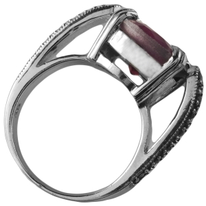 VERSIL pierścionek obrączka cyrkonia markazyty SREBRO 0,925