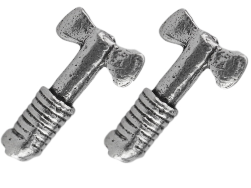 VERSIL kolczyki wkrętki sztyfty motyka SREBRO 925