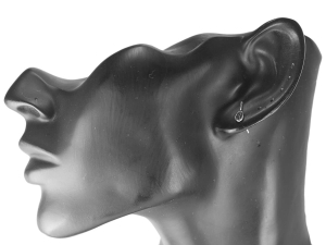 VERSIL kolczyki wkrętki sztyfty rakieta SREBRO 925