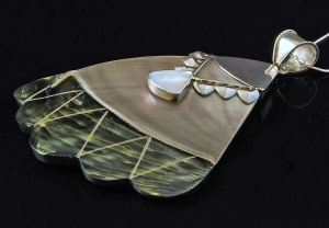 VERSIL wisior muszla masa perłowa SREBRO 0,925