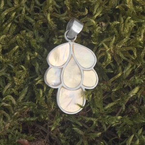 VERSIL wisior muszla masa perłowa SREBRO 925