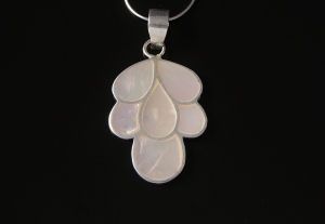 VERSIL wisior muszla masa perłowa SREBRO 925