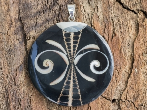 VERSIL wisiorek muszla duża Bali SREBRO 0,925