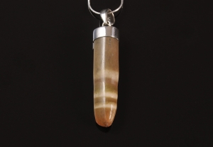 VERSIL wisior muszla naturalna sopel SREBRO 0,925