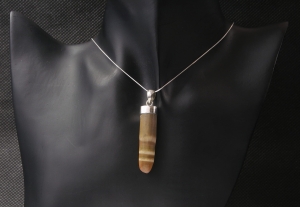 VERSIL wisior muszla naturalna sopel SREBRO 0,925