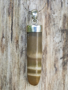 VERSIL wisior muszla naturalna sopel SREBRO 0,925