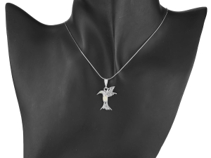 Versil wisior koliber z opalem. Srebro 925