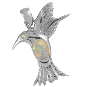 Versil wisior koliber z opalem. Srebro 925