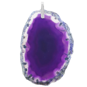 Wisior agat naturalny srebro 925