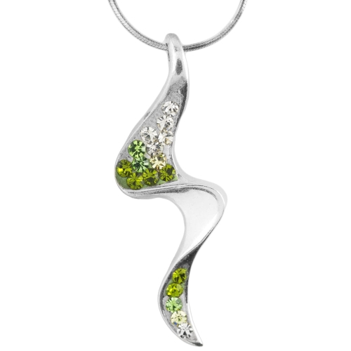 Wisior cyrkonie Swarovski srebro 0,925