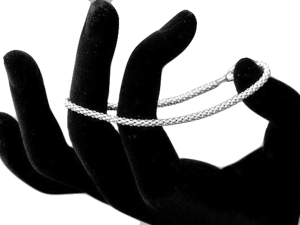 Bransoleta kuleczki kulki 18 cm SREBRO 925