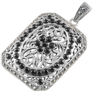 Wisior srebro 925 z  markazytami - VERSIL