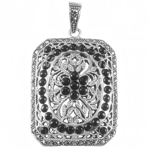 Wisior srebro 925 z  markazytami - VERSIL