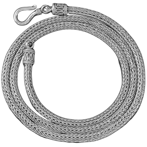 VERSIL naszyjnik kolia 'linka' sznur 50cm. Srebro 0,925