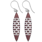 Kolczyki srebro 925 z koralowcem - VERSIL