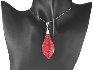 Wisior srebro 925 z koralowcem - VERSIL