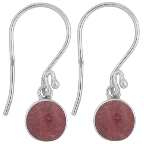 Kolczyki srebro 925 z koralowcem - VERSIL