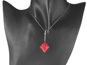 Wisior srebro 925 z koralowcem - VERSIL