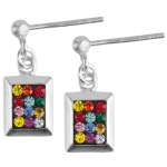 Kolczyki i wisior z cyrkoniami Swarovski - VERSIL