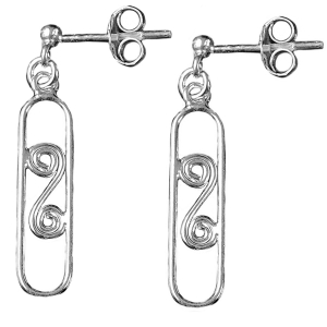 Kolczyki srebro 925 wiszące - VERSIL