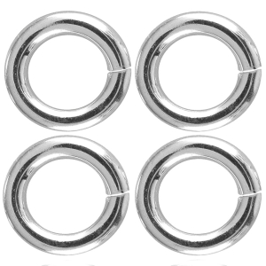 Kółka zaciskowe 5 mm 4 sztuki SREBRO 0,925