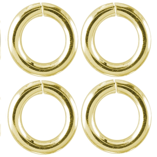 Kółka zaciskowe 4,5 mm 4 sztuki SREBRO 0,925