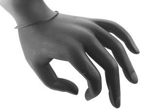 Naszyjnik srebro 925 rzemyk silikon 1,5 mm. Długości od 18 do 120 cm do wyboru - VERSIL