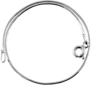 Bransoletka na rękę żmijka 18 cm. Srebro 0,925