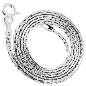 Łańcuszek 45 -50 cm srebro 925 oksydowane - VERSIL