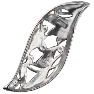 Wisior ażurowy z markazytami srebro 0,925