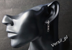 Kolczyki wiszące - srebro 0,925