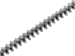 Bransoleta srebro 925 - VERSIL