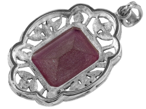 Wisior z cyrkonią i markazytami. Srebro 0,925