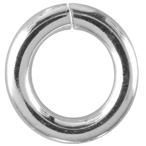 Kółka zaciskowe 5 mm 4 sztuki SREBRO 0,925