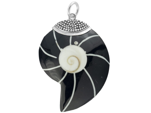 Wisior wisiorek muszla SREBRO 0,925