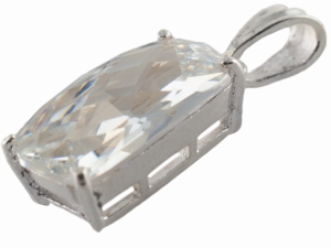 VERSIL wisior cyrkonia crystal 20 mm SREBRO 0,925