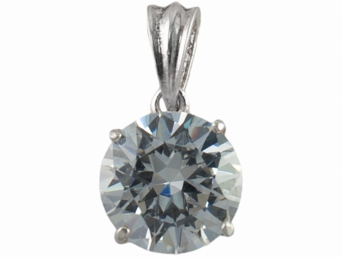 VERSIL wisior cyrkonia crystal 12 mm SREBRO 0,925