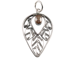 VERSIL wisior wisiorek cyrkonia ażur SREBRO 0,925