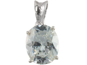 VERSIL wisior cyrkonia crystal 12 mm SREBRO 0,925