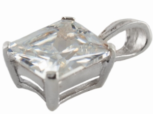 VERSIL wisior cyrkonia crystal 12 mm SREBRO 0,925