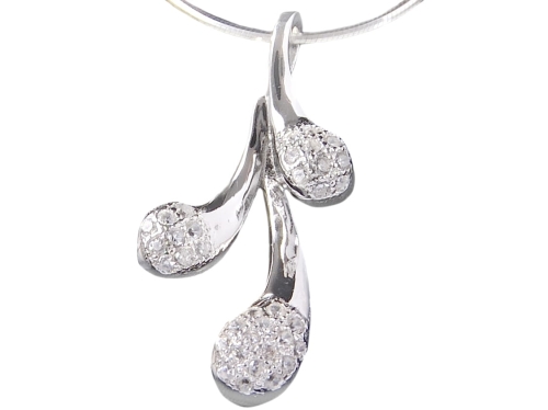 VERSIL wisior wisiorek cyrkonie kulki SREBRO 0,925