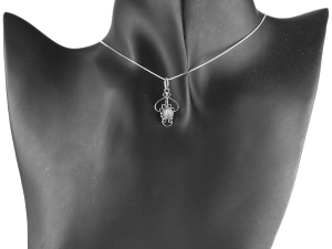 VERSIL wisior wisiorek ażur opal SREBRO 0,925